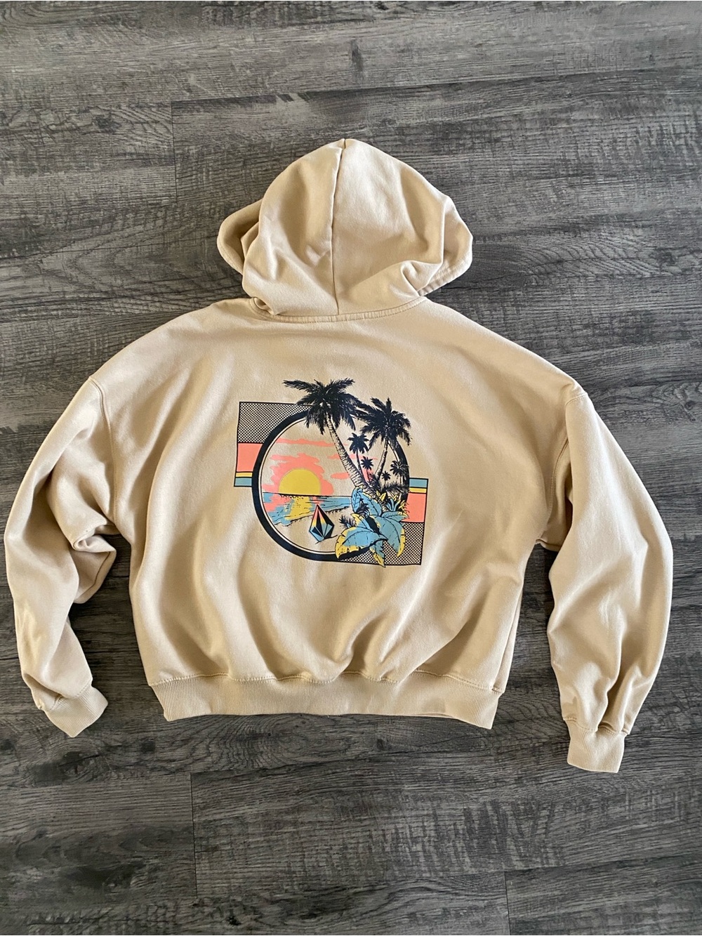 Volcom Cropped Hoodie XL NWOT